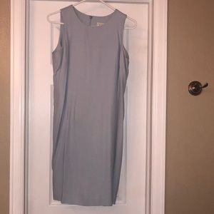 Light blue dress with blazer